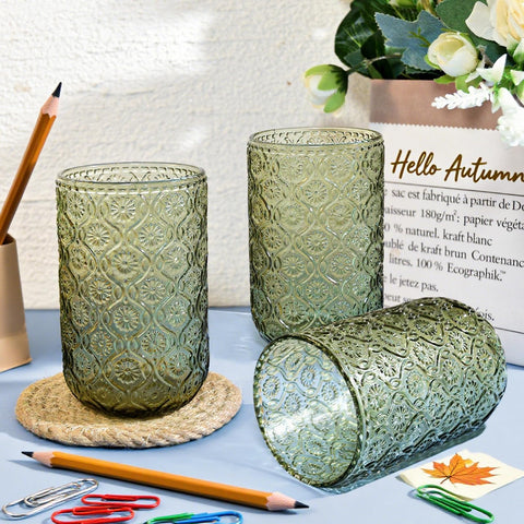CHLJAR green glassware makes a thoughtful housewarming or birthday gift