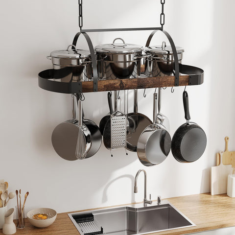 Chloraeon multi-functional hanger adapts for plants, tools, or cookware