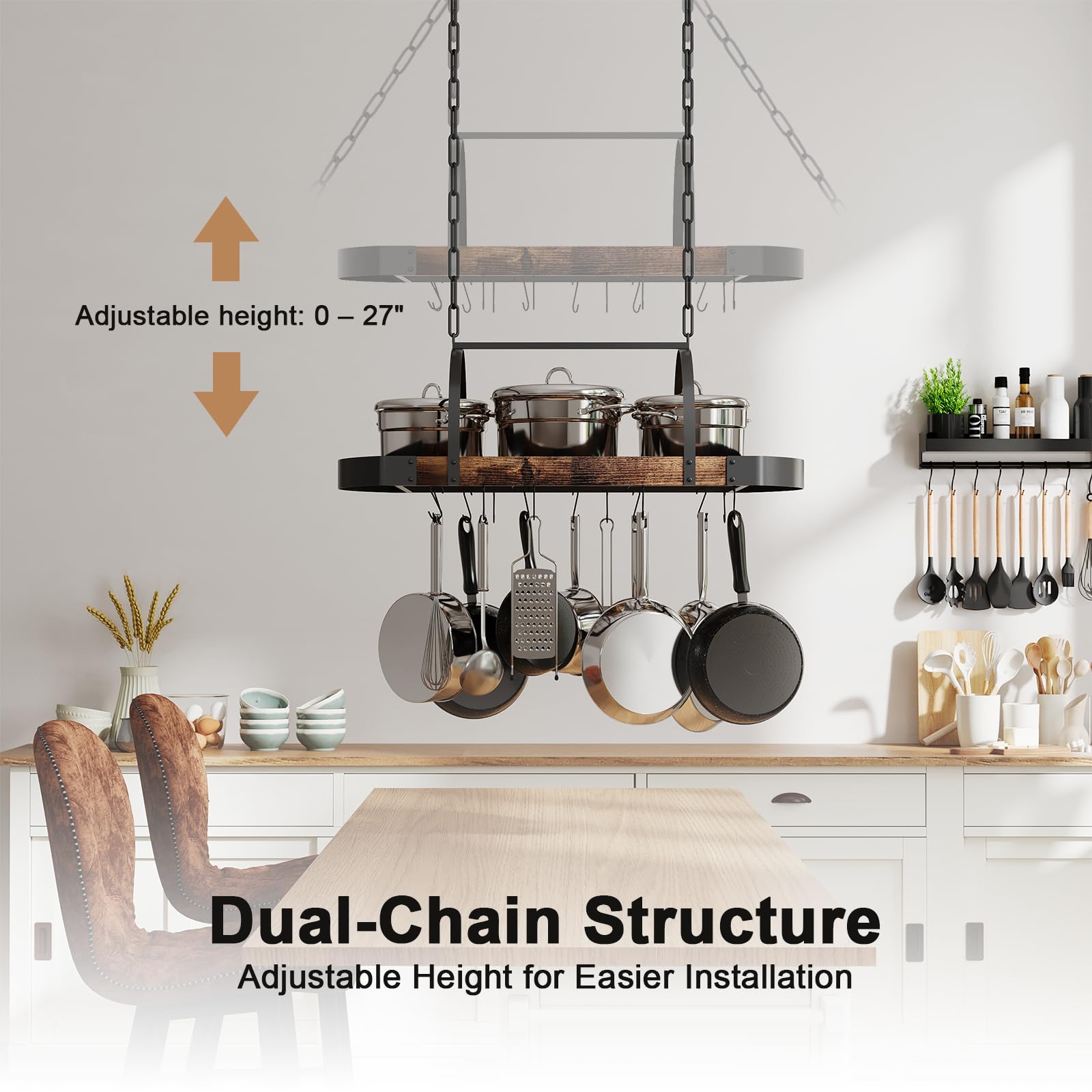 Chloraeon ceiling-mounted design frees counter space in compact kitchens