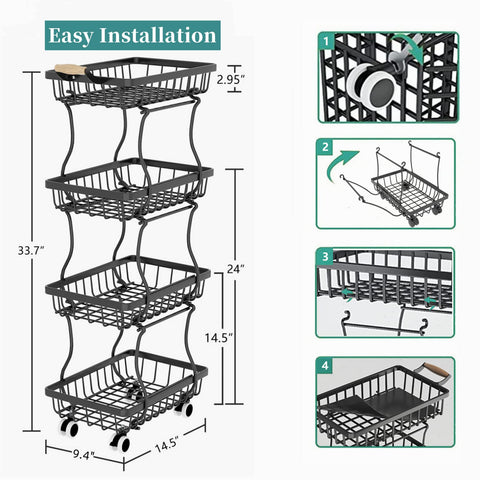 CHLORYARD compact 9.4W x 14.5L x 33.7H dimensions fit tight spaces.