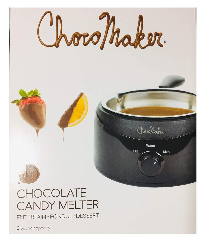 ChocoMaker Candy Melter with stainless steel bowl ready for cake pops and fondue.
