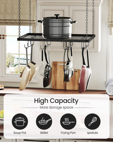 CHOEZON measures 23.7 in L x 15.7 in W x 0.8 in H for overhead storage