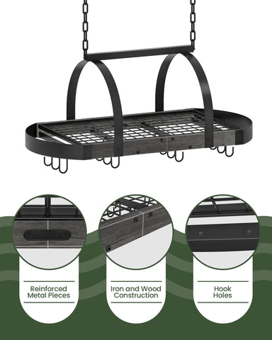 CHOEZON Particleboard and metal construction ensures durable daily use.