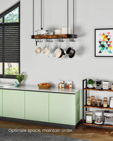 Rustic brown and black CHOEZON design blending with kitchen décor.