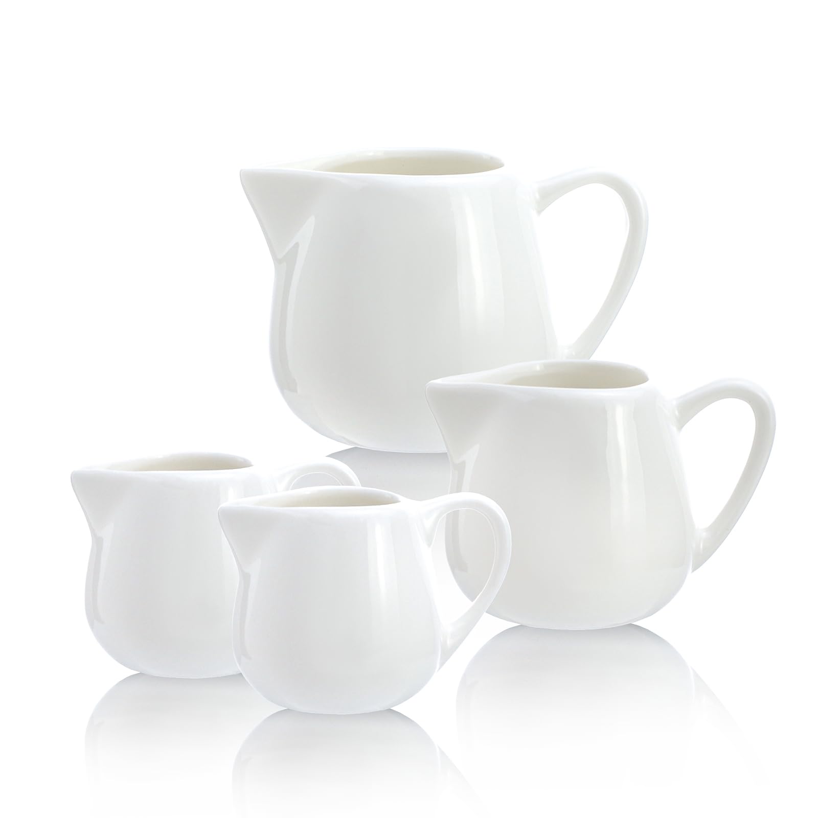 CHOOLD compact creamers in white complement any table setup.