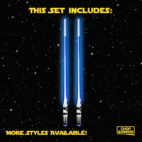 ChopSabers BPA-free LED chopsticks emphasizing safe, reusable dining.