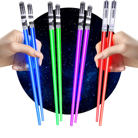 ChopSabers light-up chopsticks with red LED for vibrant sushi nights