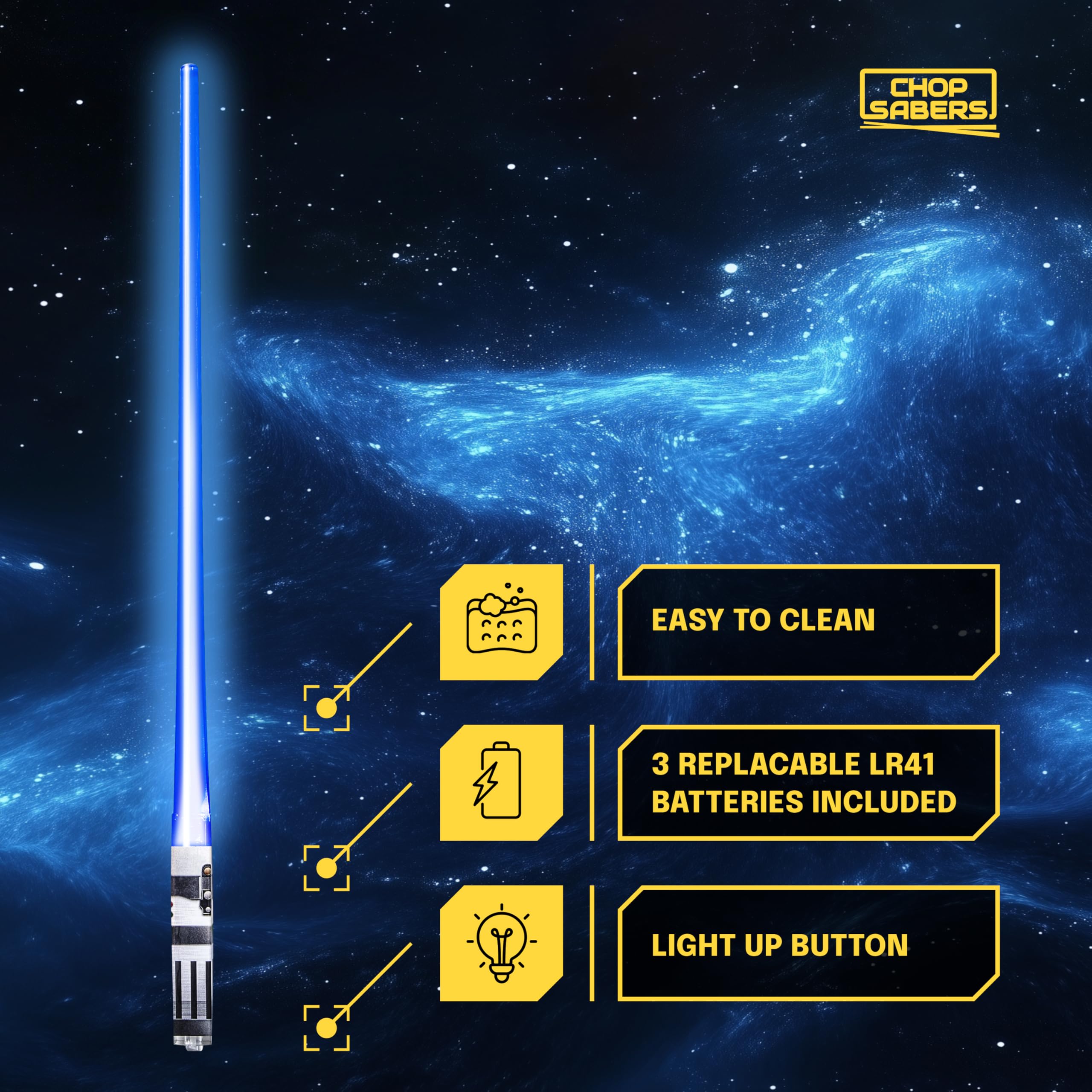 ChopSabers lightsaber chopsticks on the dining table create a wow moment.