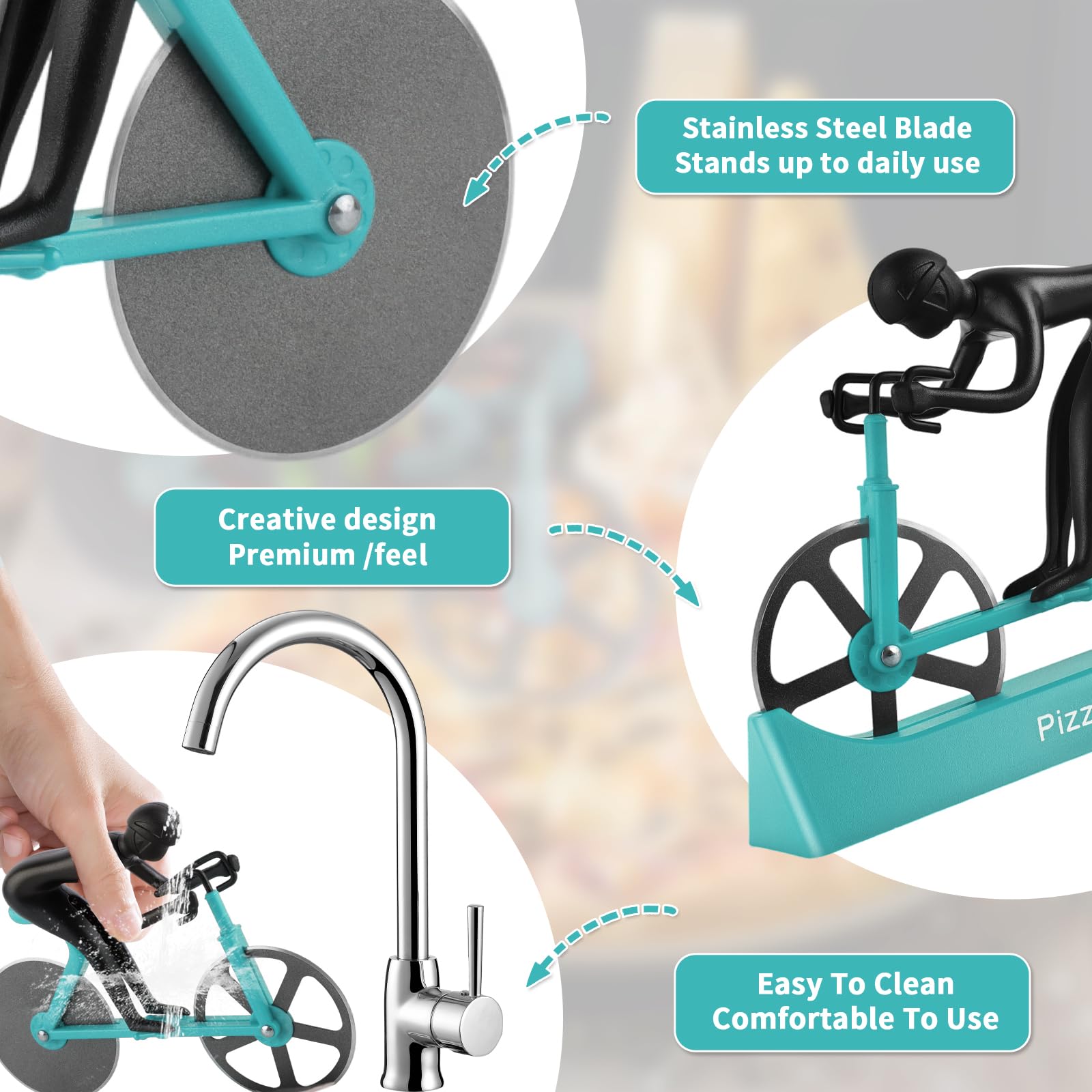 Chopwiza stainless steel cutting wheels deliver smooth slicing