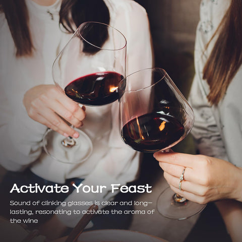 Chouggo lead-free premium crystal glass for safe, bright wine presentation