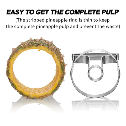Choxila pineapple corer removes pulp quickly and efficiently.