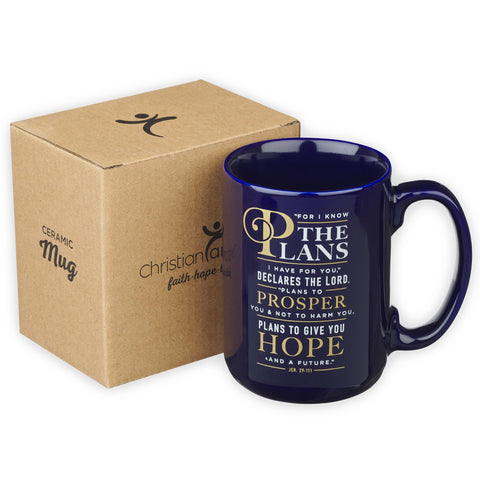 Christian Art Gifts durable ceramic mug ideal for study and tea or coffee