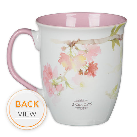 Christian Art Gifts easy-hold handle mug designed for a secure grip during hot drinks.