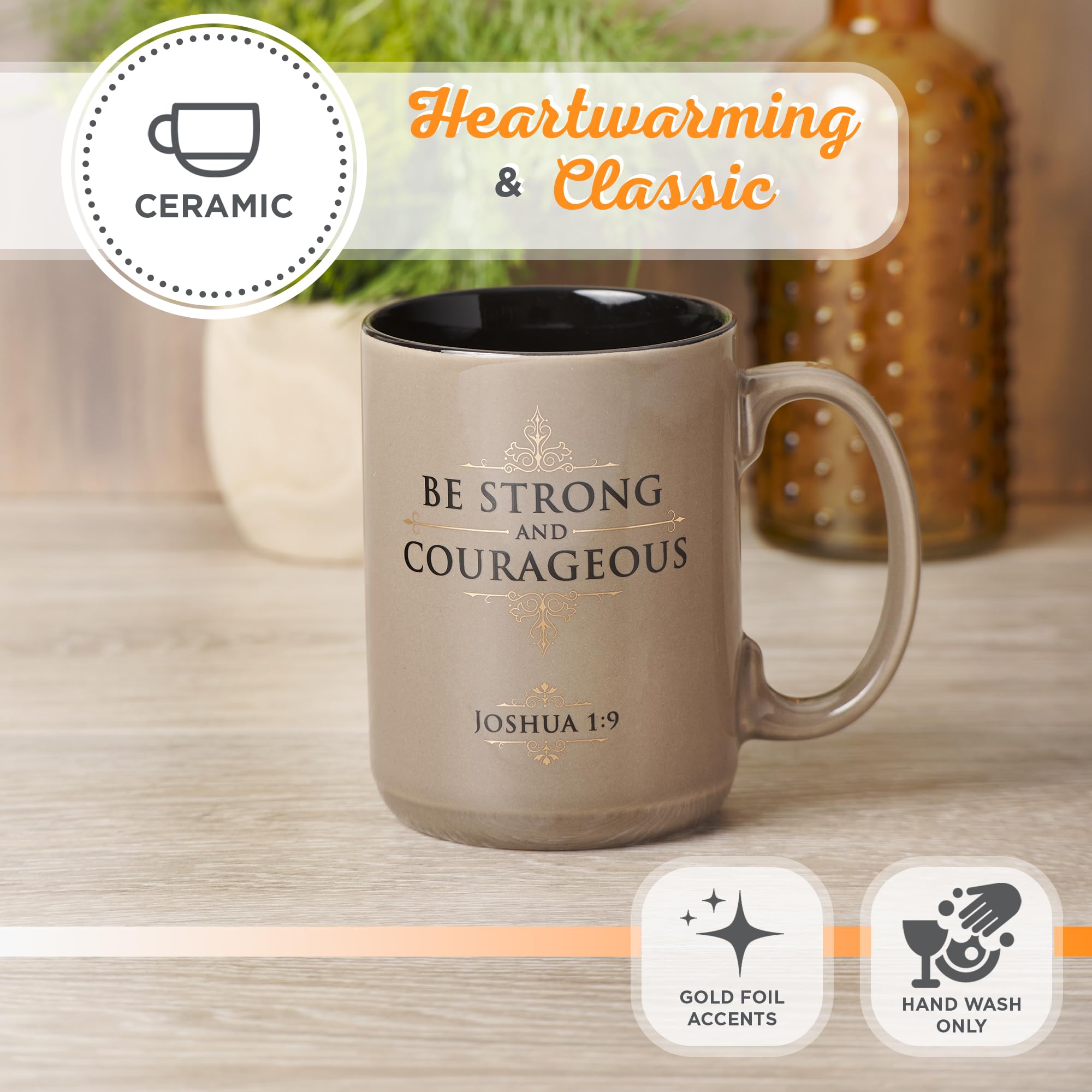 Christian Art Gifts mug 14-ounce capacity for beverages year-round