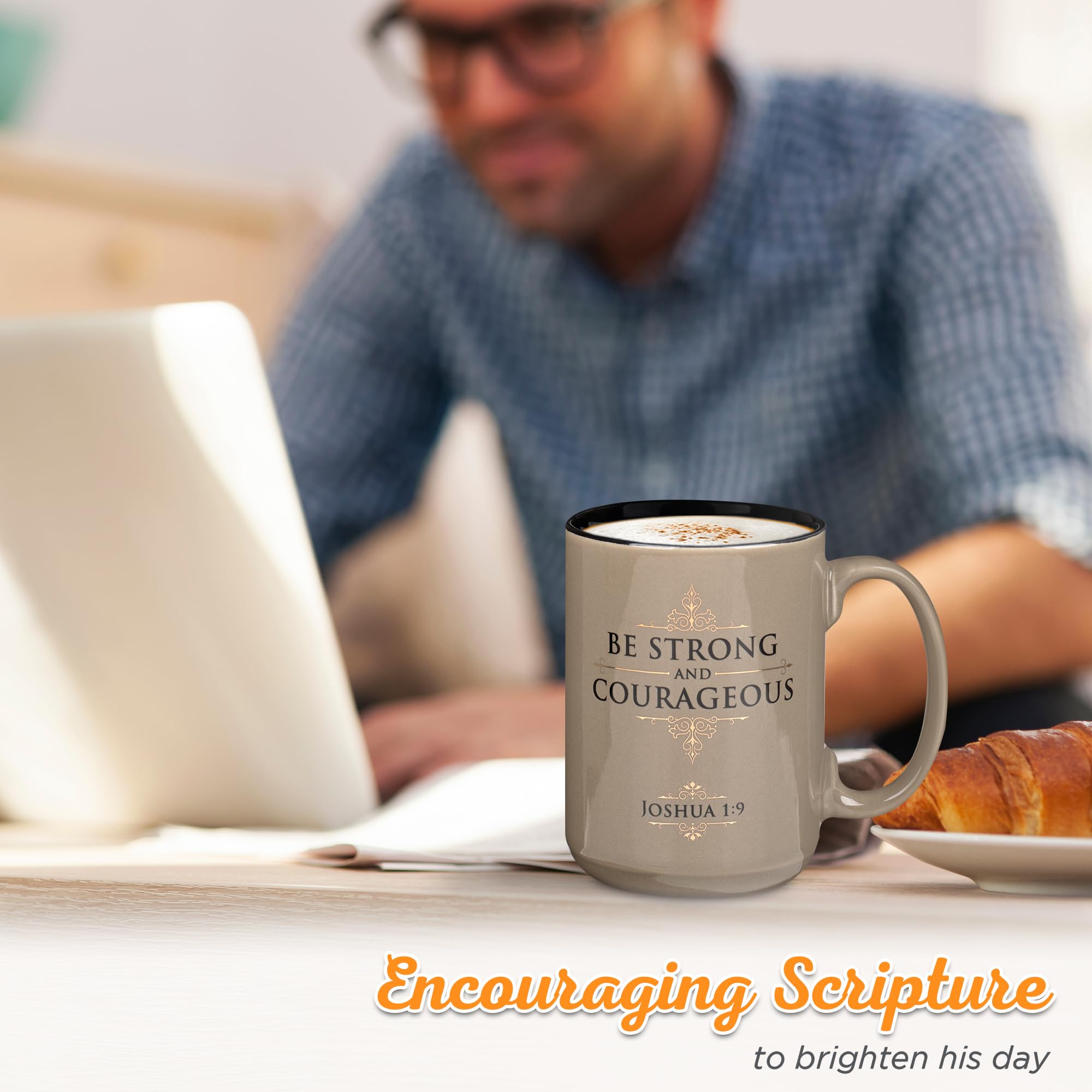 Christian Art Gifts mug easy-hold sturdy handle