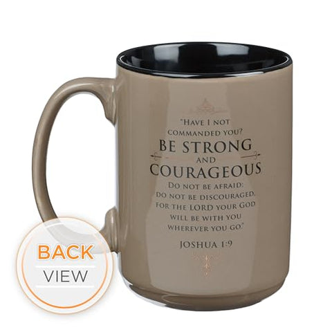 Christian Art Gifts mug gold foil embellishment close-up