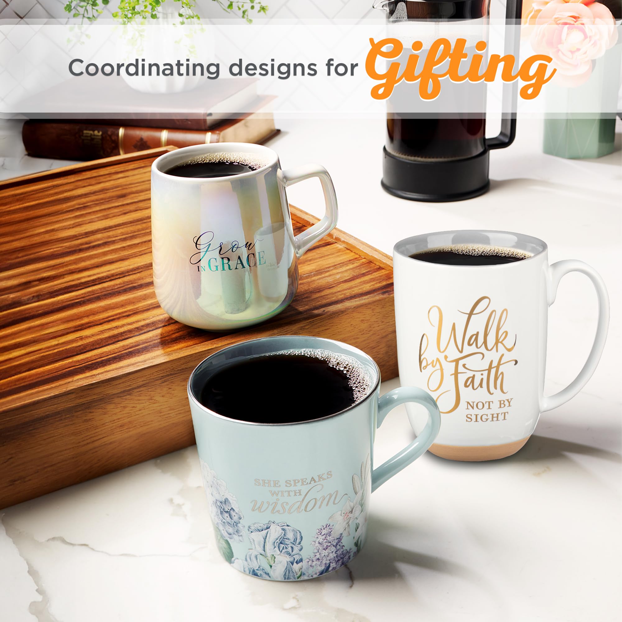 Gift-ready packaging of Christian Art Gifts mug in matching box