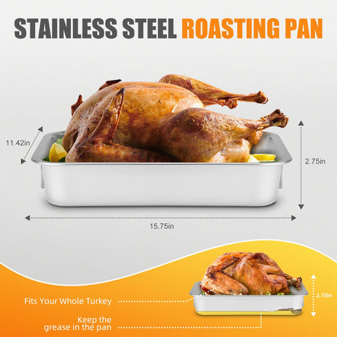 Chrysovereign turkey pan rack detail shows 2 cm lift for even browning.