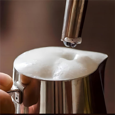 CHULUX V-shaped design aids drip-free pouring for latte art.
