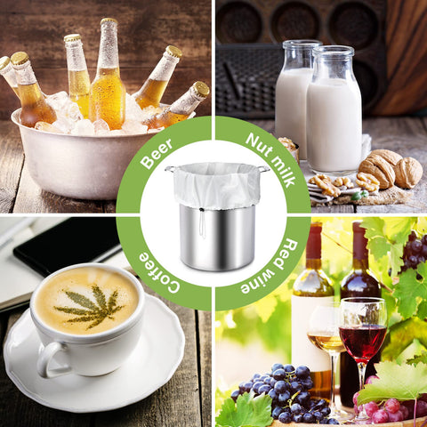Chumia easy-clean reusable brew bags with multiple uses