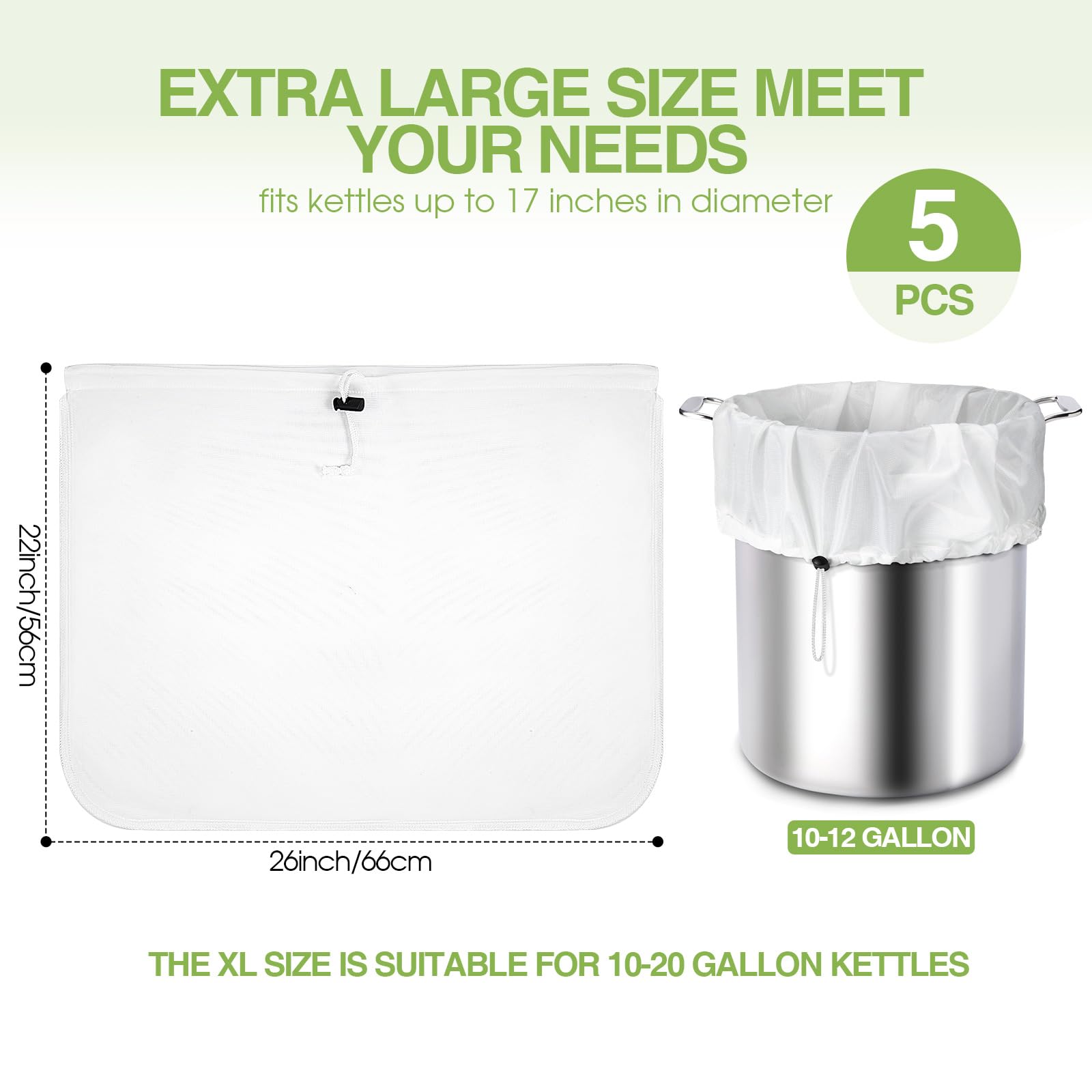 Chumia fine mesh 250 micron bag for precise filtration