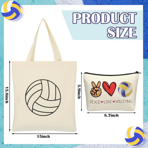Chunful volleyball cosmetic bag keeps small items organized in a compact design.