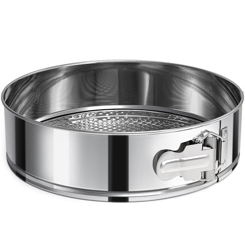 CHUZHOMU springform pan buckle release for clean cake release every time.