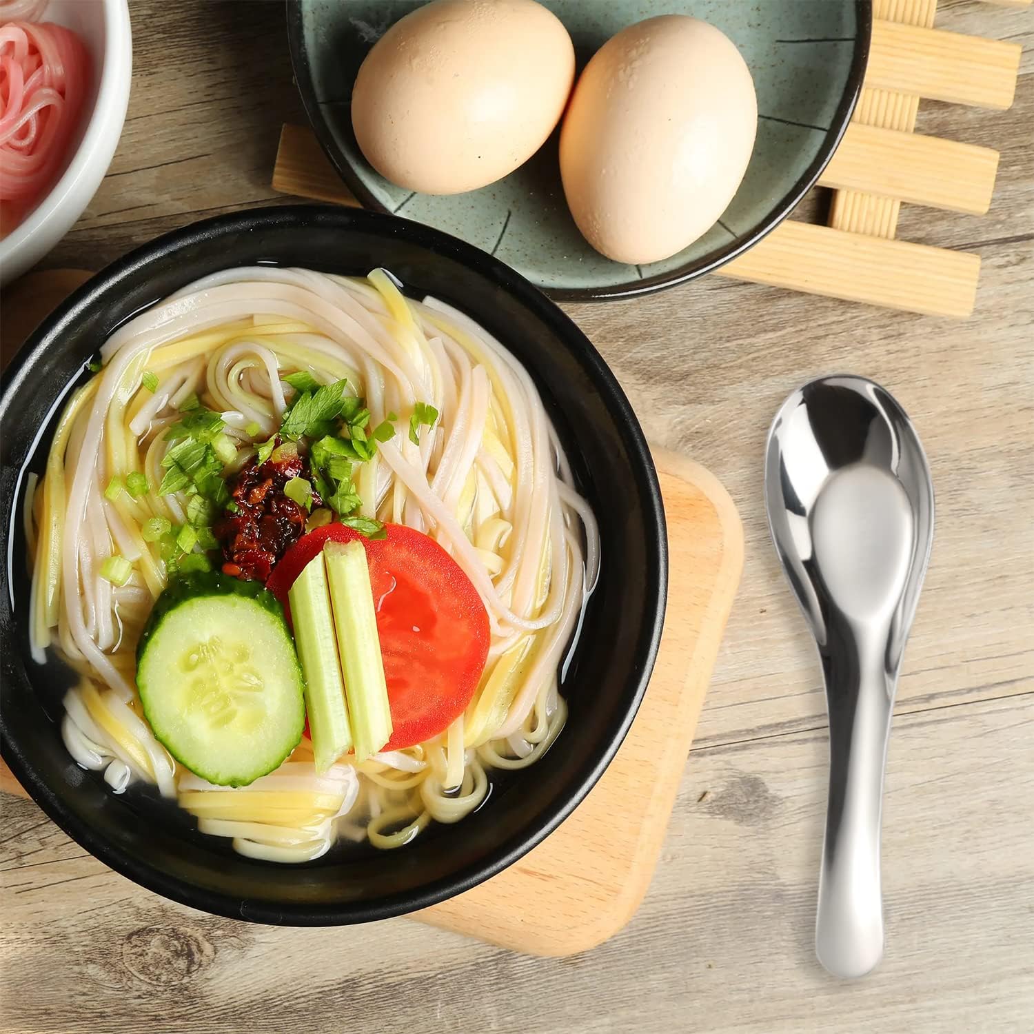 CHWAIKA spoon size fits bowls and ladles comfortably