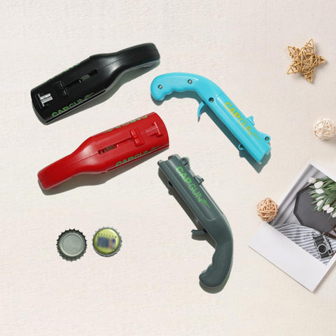 Chynexus black cap-launcher bottle opener versatile bar accessory for gatherings