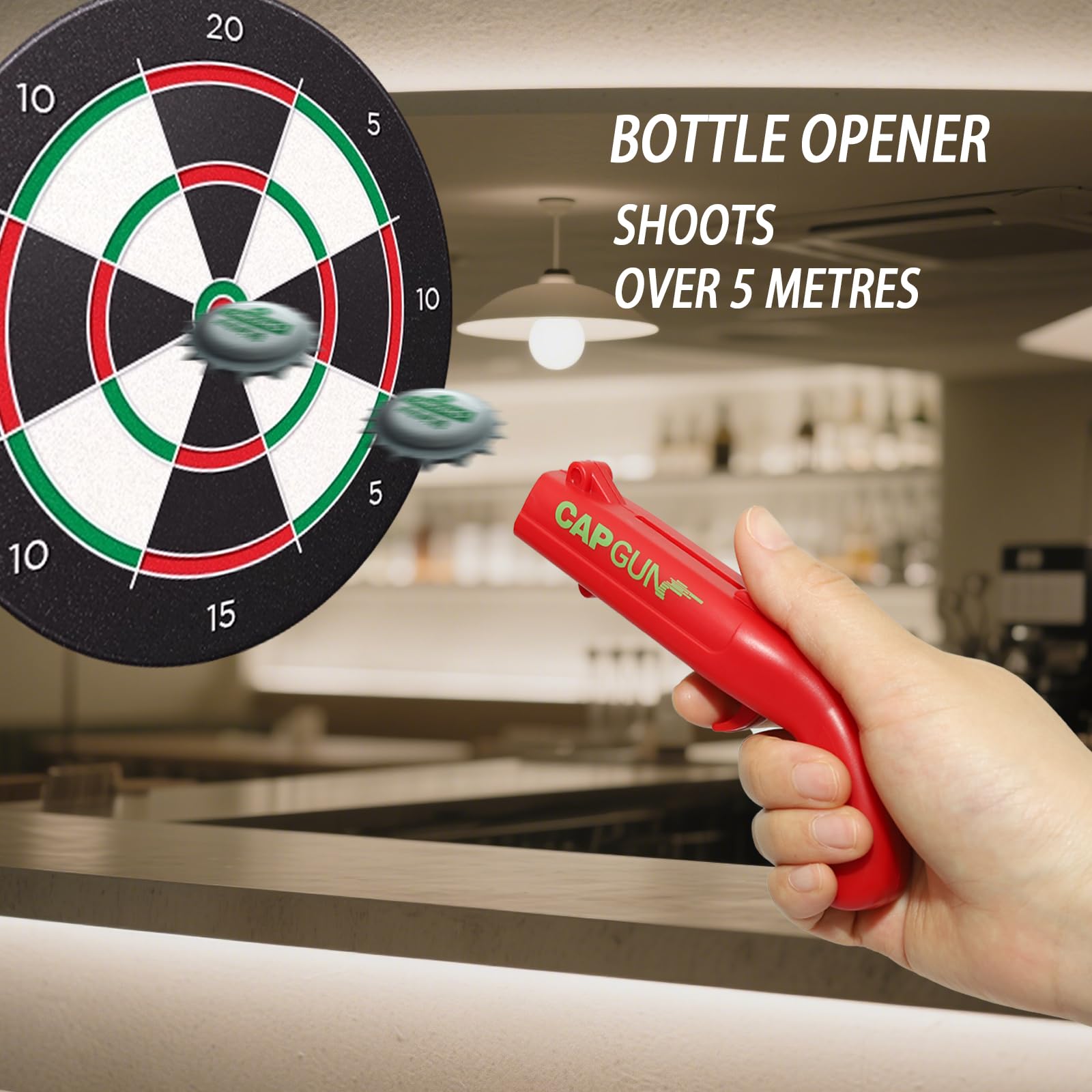 Chynexus gray cap-launcher bottle opener durable for outdoor BBQs