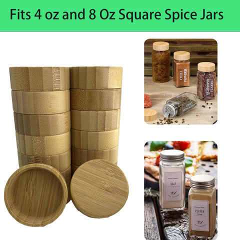 chyxqh square spice bottle lid compatibility for kitchen organization