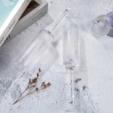 Ciaell champagne flutes enhancing celebration toasts