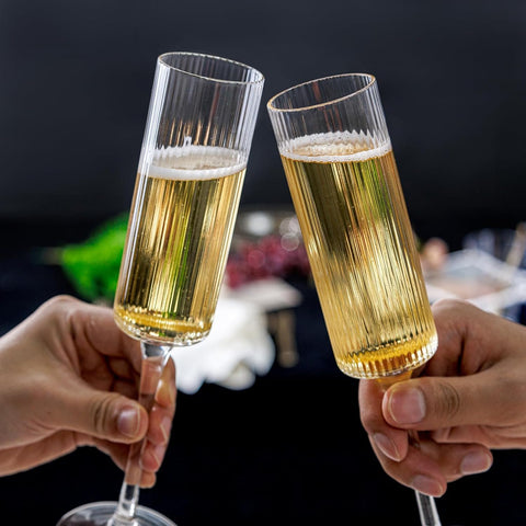 Ciaell gift-ready champagne flutes for celebrations