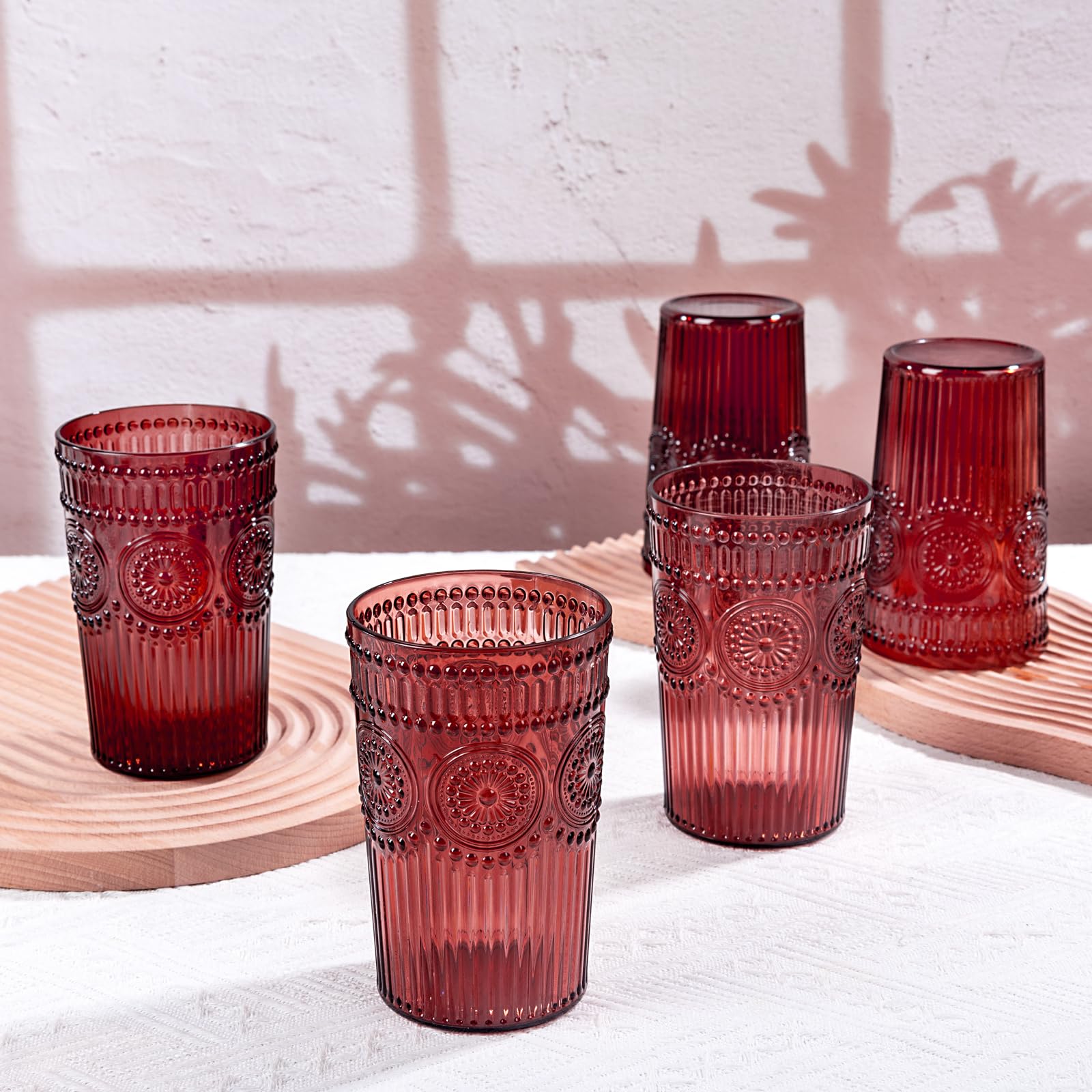 Ciaell 14 oz plastic glass suitable for juice and beverages