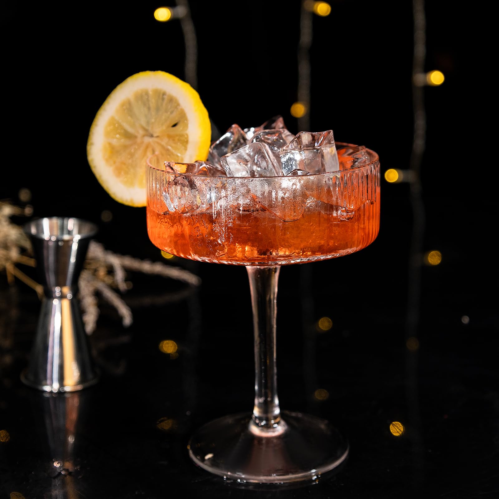 Ciaell sophisticated dessert and cocktail glasses elevate special occasions.