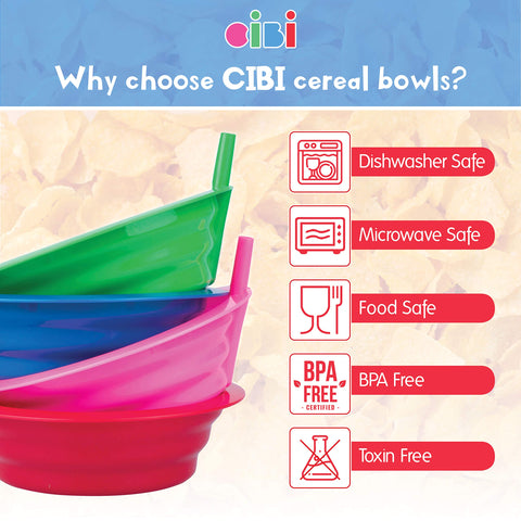 Cibi BPA-free plastic keeps meals safe and durable for busy mornings.
