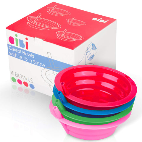 Cibi sippy bowls support easy, mess-free mornings with sip-friendly design.