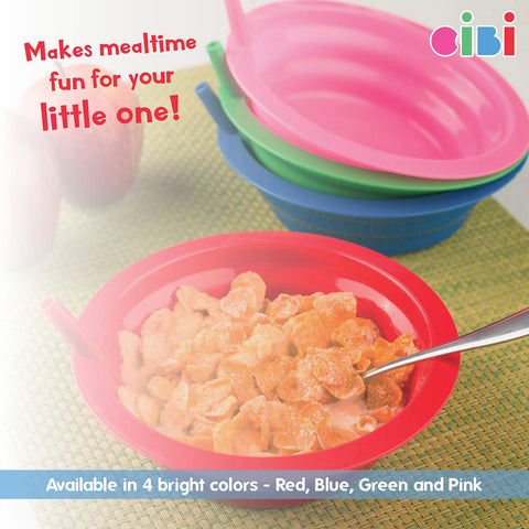 Each bowl holds up to 22 oz for cereals and soups.