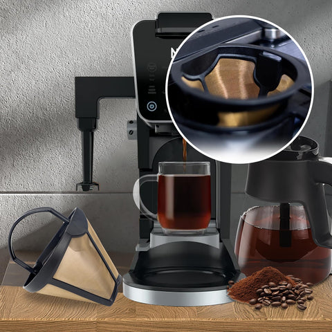 Cicano easy-clean filter for Ninja brews with quick rinse.