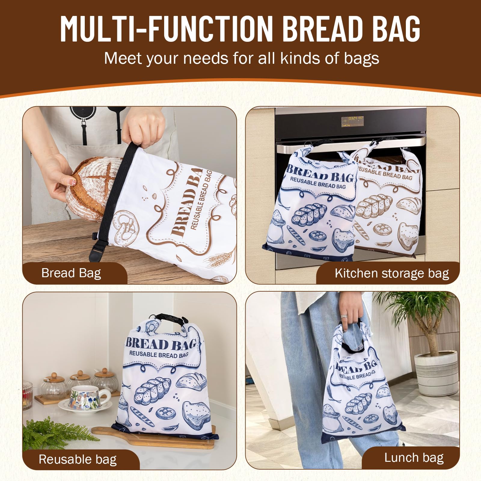 Ideal for roti, sourdough, bagels, and croissants