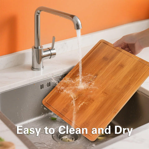 ciecie carbonized bamboo cutting board gift-pack presentation highlights gift-worthiness