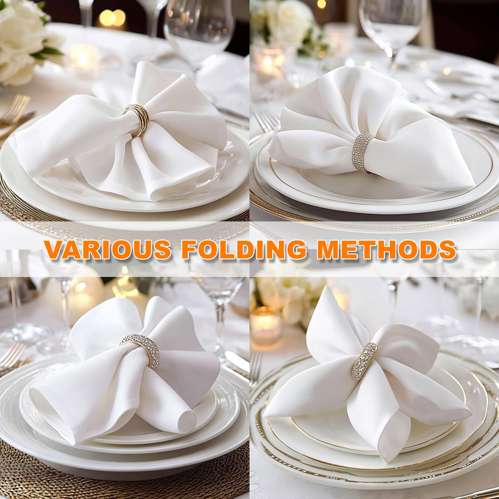 Cieltown banquet napkins on table highlight quick-dry and ease