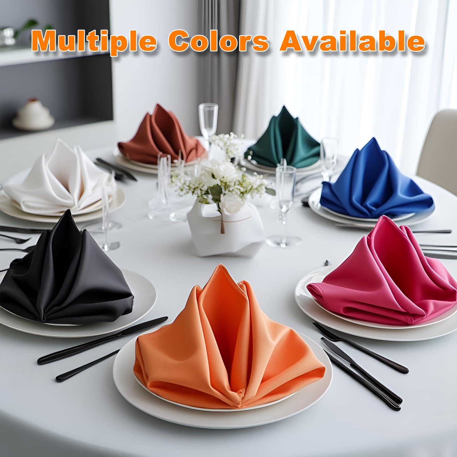 Cieltown machine-washable napkins shown in a cozy dining scene