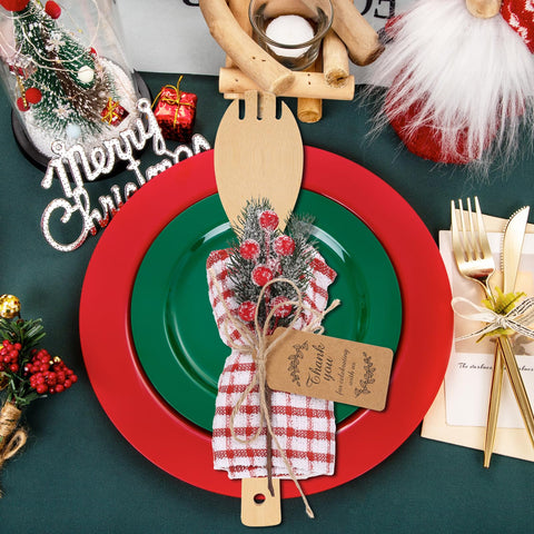 CIEOVO bamboo spoon 11.81 inches for versatile stirring and serving.