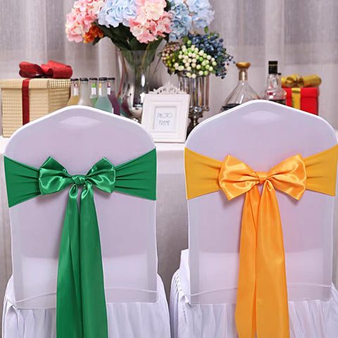 CIEOVO orange satin table runner sparks vibrant holiday centerpieces