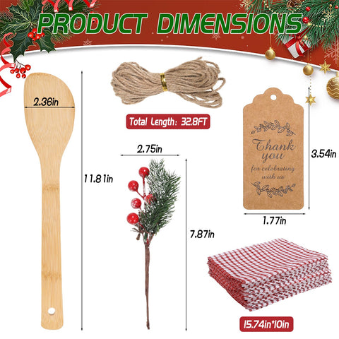 CIEOVO thank-you labels 12-pack for gift tagging and warm holiday greetings.