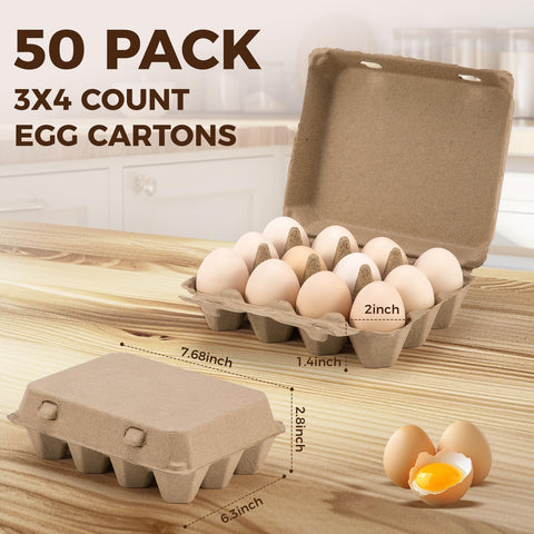CINPIUK deep cups cradle eggs and reduce movement.
