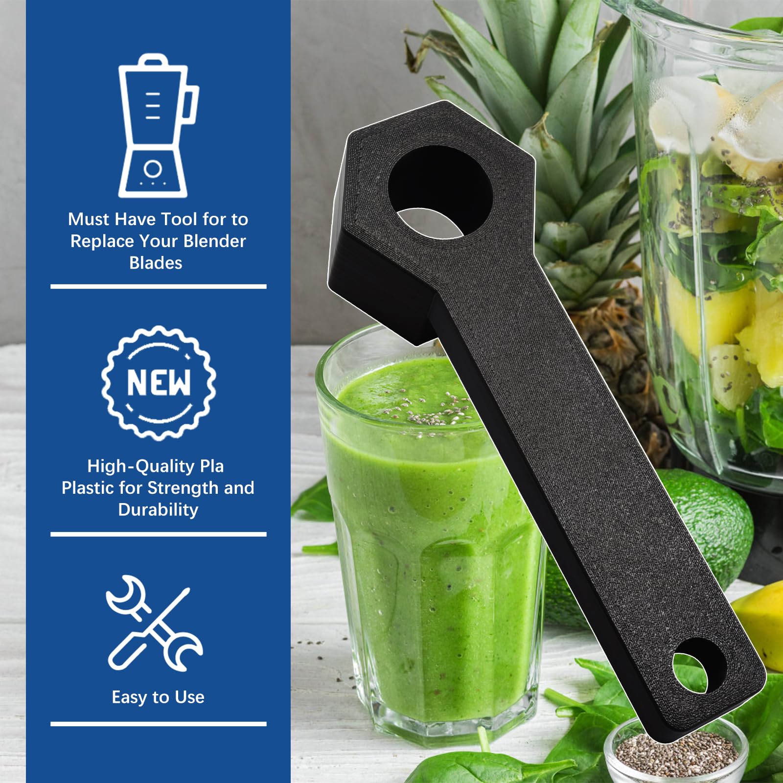 CINROPE blade wrench essential accessory for ongoing blender maintenance