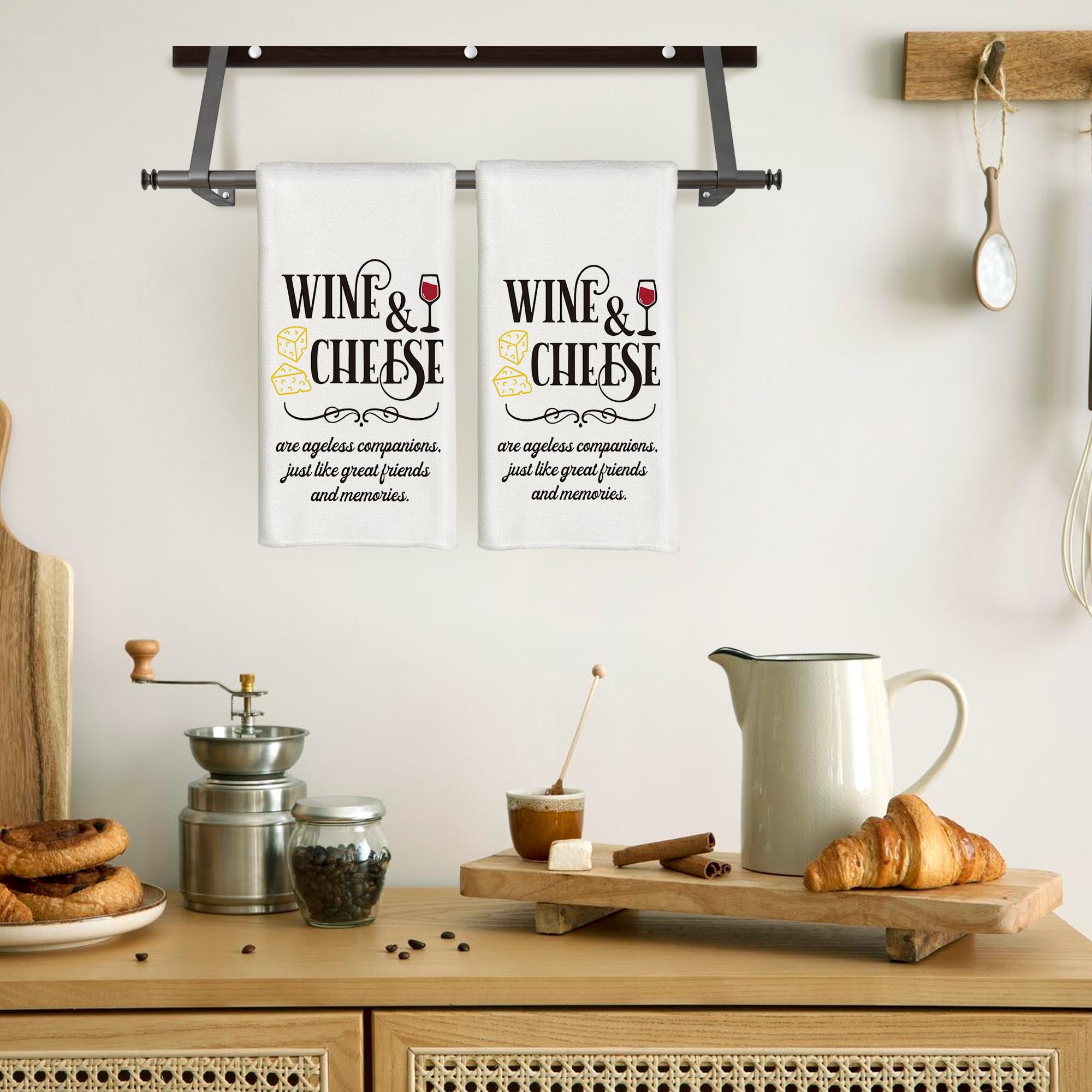 CIOJUNE bar towels used for wiping counters during entertaining