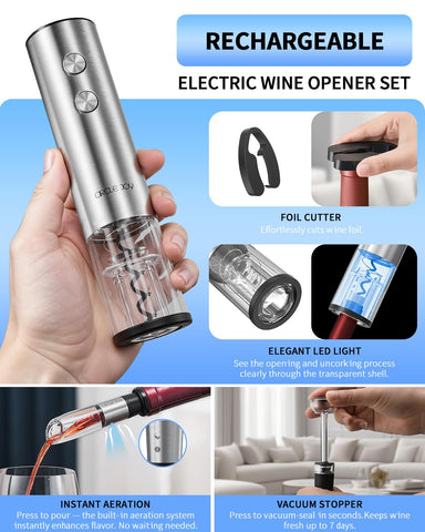 Circle Joy vacuum pump preserving wine after opening